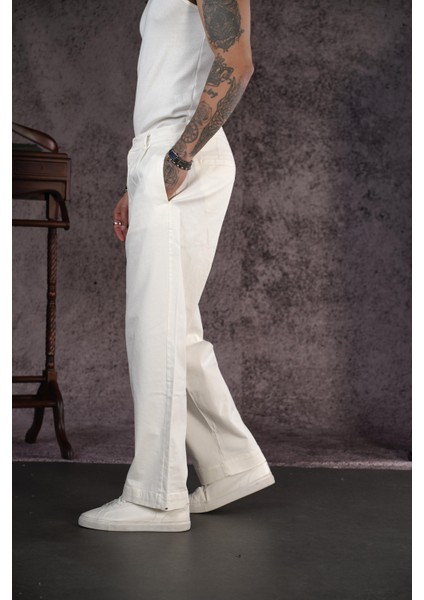 Pileli Cepli Bol Paça Gabardin Pantolon modelleri