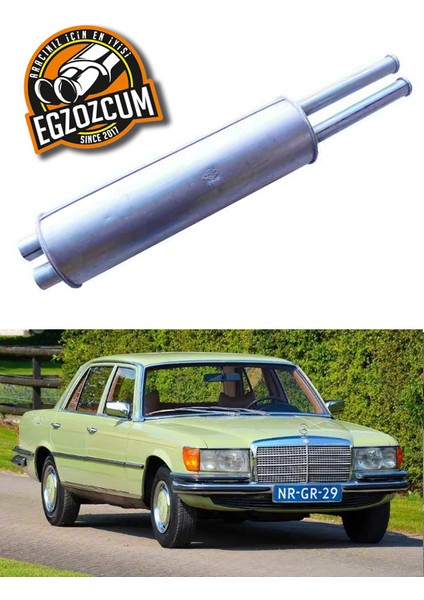 Mercedes 280 Sel Arka Susturucu Egzoz 72-79 Uyumlu modelleri