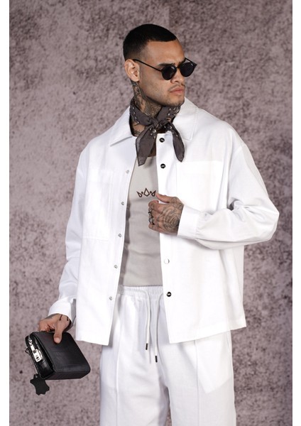 Gömlek Yaka Çıtçıtlı Gabardin Alt Üst Takım