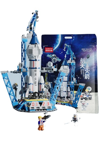 Uzay Mekiği Roket Modeli Yapı Taşları Erkek Çocuk Montajlı Puzzle Çocuk Oyuncakları Yapı Taşları (Yurt Dışından)