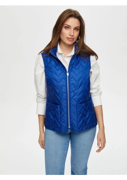 Patch Cep Detaylı Kapişonlu Kapitone Yelek S25KYL003 fiyatları