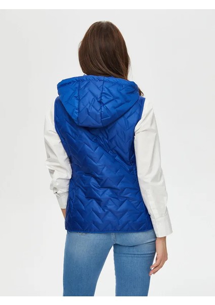 Patch Cep Detaylı Kapişonlu Kapitone Yelek S25KYL003 indirimleri