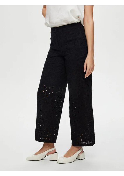 Wide Leg Fit Brode Nakış Detaylı Pantolon S25PNT039 indirimleri