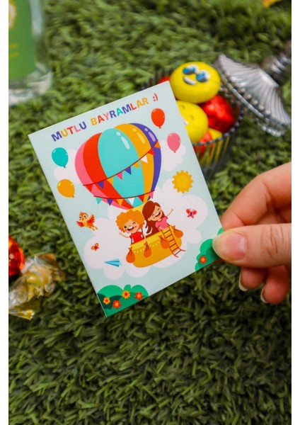 Bayram Tebrik Kartı 8 Adet Kurban Bayramı Hediye Kartı Tebrik Kartı Kurban Bayramı Ramazan Bayramı