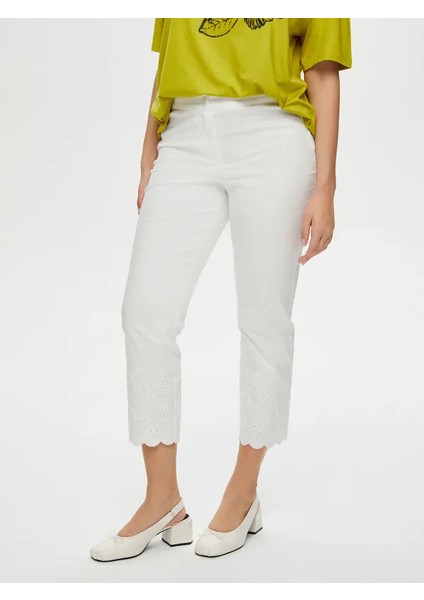 Paçası Brode Işli Straight Fit Pantolon S25PNT036 fiyatları