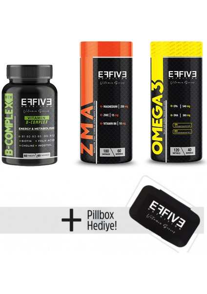B-Complex - Omega-3 - Zma