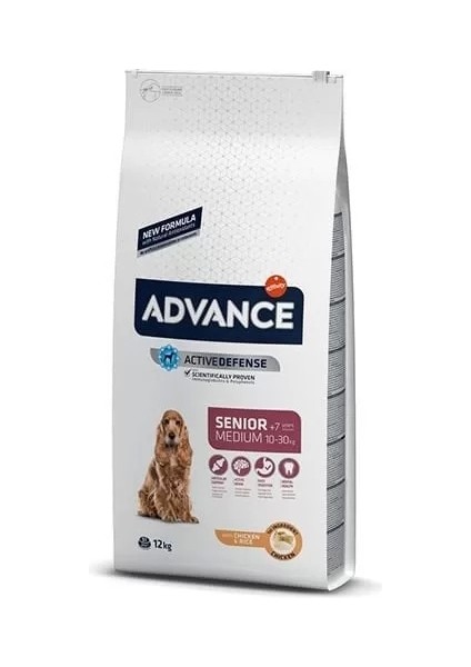 Senior Medium Tavuklu Orta Irk Yaşlı Köpek Maması 12 kg