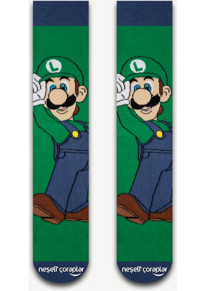 Luigi Renkli Erkek Çorap