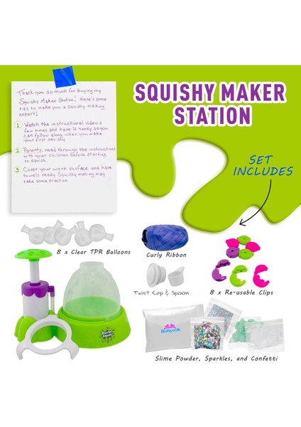 Doctor Squish Squishy Maker Kendi Squish'ini Yap! Squish Yapma Makinesi