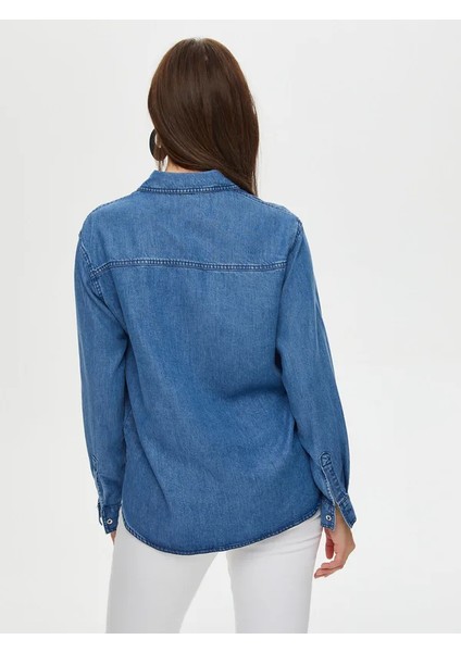 Tenselli Basıc Jean Gömlek S25JGM003 indirimleri