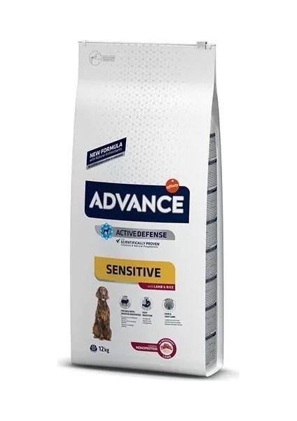 Sensitive Kuzu Etli Hassas Yetişkin Köpek Maması 12 kg