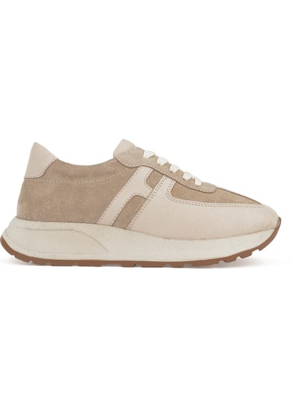Ziya, Kadın Deri Sneaker 1511050Z2050 Bej