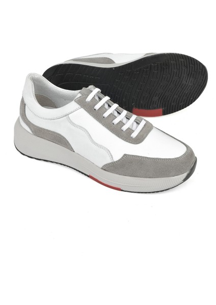 Ziya, Erkek Deri Sneaker 151423Z520 Beyaz fırsatları