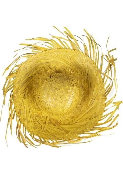 Tropikal Parti Sarı Hasır Hawaii Şapkası indirimleri