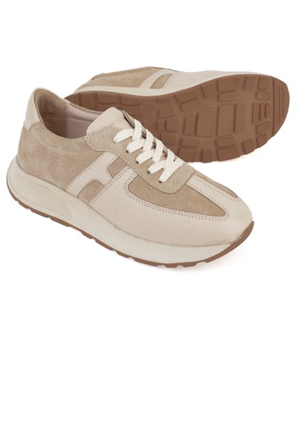 Ziya, Kadın Deri Sneaker 1511050Z2050 Bej fırsatları