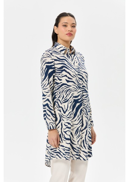 Zebra Desenli Tunik Laci modelleri