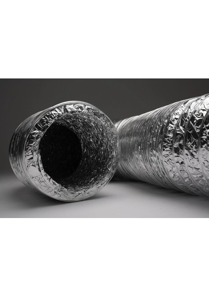 Ø280 mm Air Alüminyum İzolesiz Flexible Hava Kanalı (10 mt)