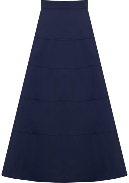 Dikiş Detaylı Etek 25Y1801 Indigo