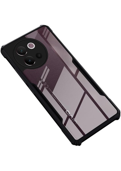 Vivo V40 Lite ile Uyumlu Airbag Serisi Darbeye Dayanıklı Köşe Korumalı Tpu Kılıf - AL3370