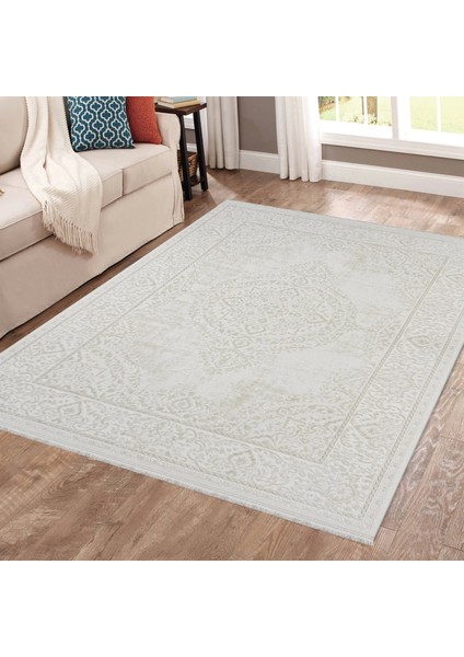 Viola Koleksiyonu Dekoratif Akrilik Iplik Pamuk Taban Halı