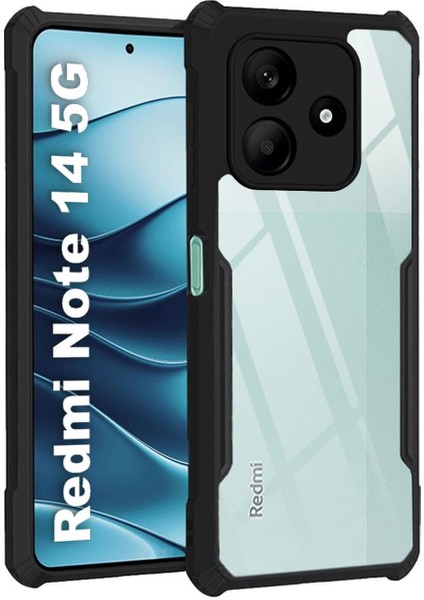 Xiaomi Redmi Note 14 5g ile Uyumlu Airbag Serisi Darbeye Dayanıklı Köşe Korumalı Tpu Kılıf - AL3370