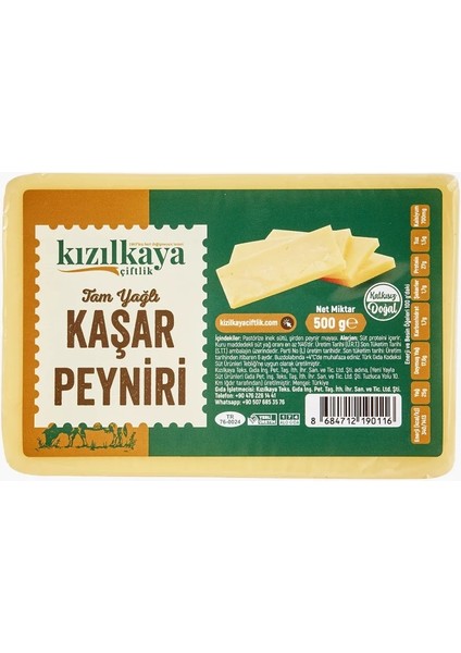 Kaşar Peyniri 500G