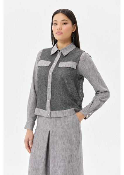 File Ceketli Pantolon Etekli Takım Antrasit modelleri