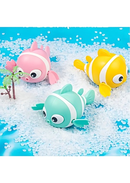 Kurmalı Balık Bebek Banyo Havuz Su Oyuncağı 1 Adet