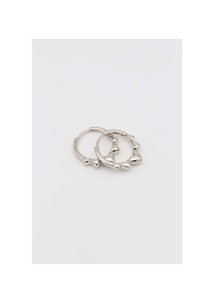 Kalpli Gümüş Küpe