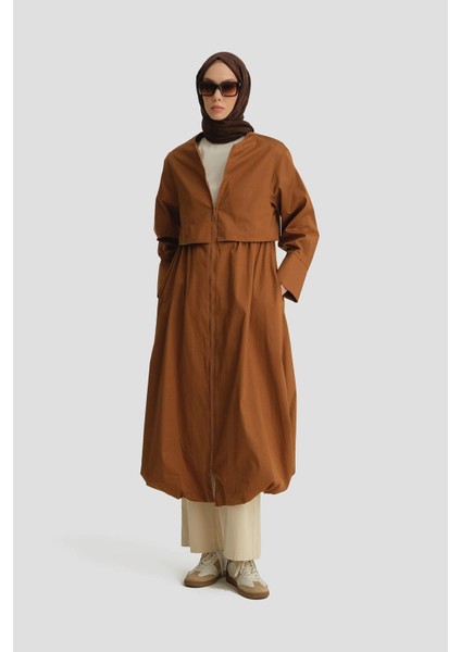 Balon Etekli Pardesü 25Y8205 Taba fiyatları