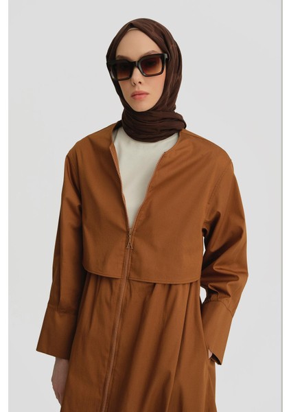 Balon Etekli Pardesü 25Y8205 Taba modelleri