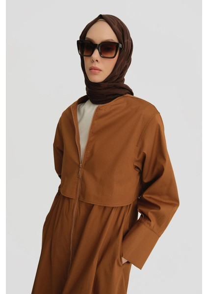 Balon Etekli Pardesü 25Y8205 Taba fırsatları