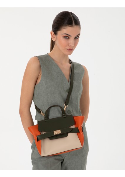 Kadın Yeşil Omuz Çantası 50305524-VR054