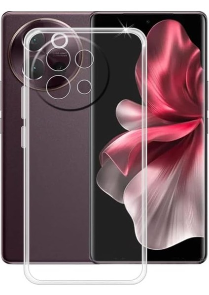 Vivo V40 Lite ile Uyumlu Slim Serisi Soft Tpu Silikon Kılıf - Şeffaf AL3324