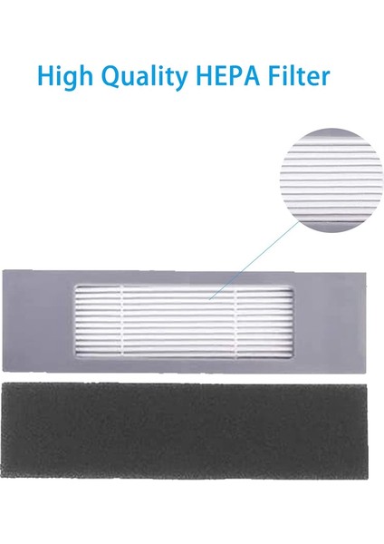 Ana Fırça Yan Fırça Paspas Filtre Aksesuarları Seti Ecovacs Deebot Için (Yurt Dışından) modelleri