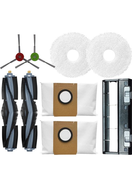 Ana / Yan Fırçalı Paspas Pedi Ana Fırça Kılıfı Ecovacs Için Toz Torbası (Yurt Dışından)