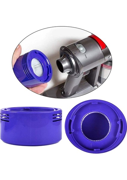 Dyson V7 V8 Elektrikli Süpürge Için 2 Vakum Hepa Son Filtre Kiti (Yurt Dışından)