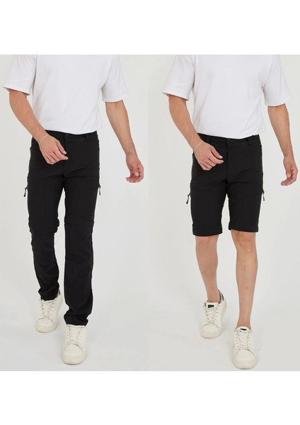 Şorta Dönüşen Likralı Yazlık Taktik Pantolon Outdoor Dönüştürülebilir Erkek Kadın Pantolon
