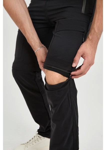 Şorta Dönüşen Likralı Yazlık Taktik Pantolon Outdoor Dönüştürülebilir Erkek Kadın Pantolon