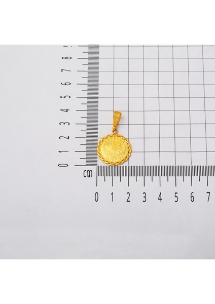 Yarım Reşatlı 22 Ayar Altın Kolye Ucu