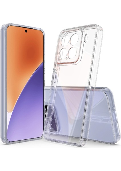 Xiaomi 15 Pro ile Uyumlu Slim Serisi Soft Tpu Silikon Kılıf - Şeffaf AL3324