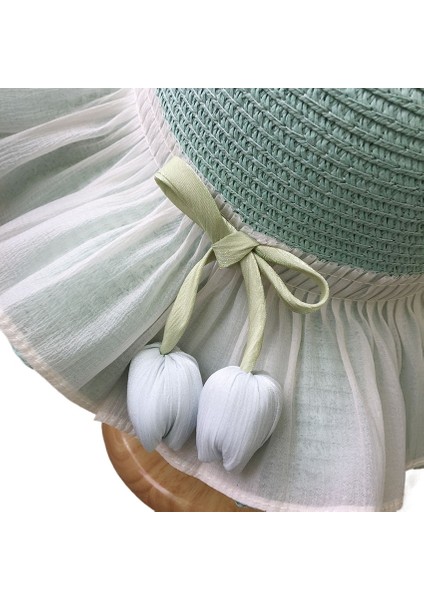 Yaz Gölgesi Prenses Plaj Güneş Koruyucu Laleler Kova Şapka (Yurt Dışından) indirimleri