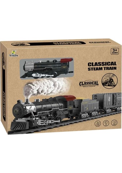Çocuk Classic Steam Pilli Tren Seti 29 Parça 1613C modelleri