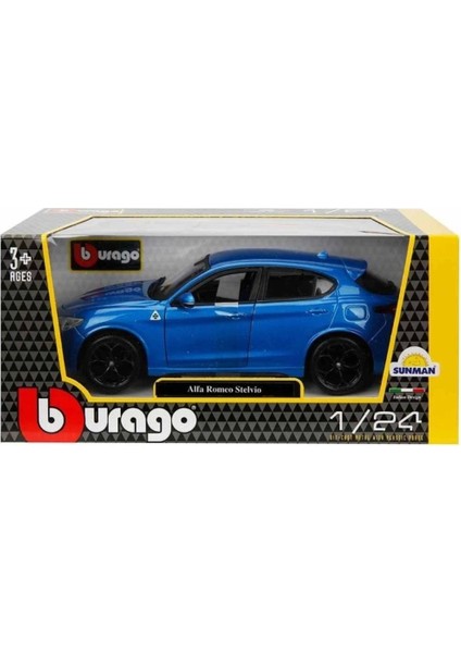 Çocuk Bburago 1:24 Alfa Romeo Stelvio Model Araba