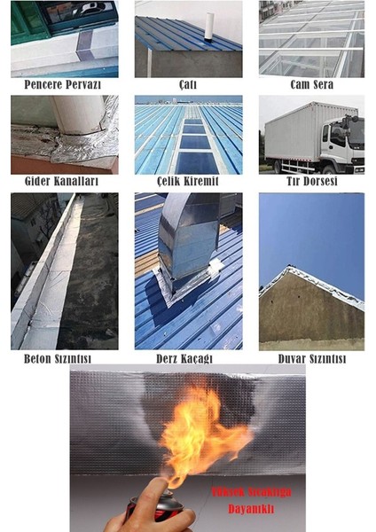 Süper Güçlü Su Sızdırmaz Çamur Bant 72 mm X2 Metre Yapıştırıcı Sakız Bant Tamir İzolasyon Bandı