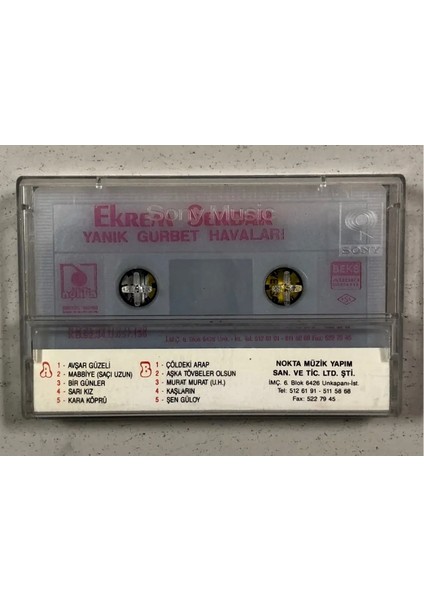 Ekrem Serdar Yanık Gurbet Havaları Kaset (Orjinal Dönem Baskı) fiyatları