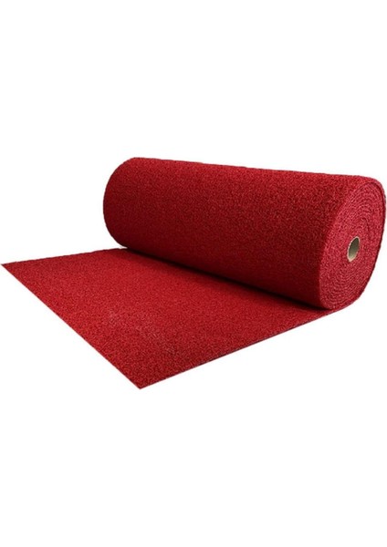 Walkm. Kıvırcık Paspas 12 mm x 100 cm Kırmızı 20 mt ( 1 Metre )