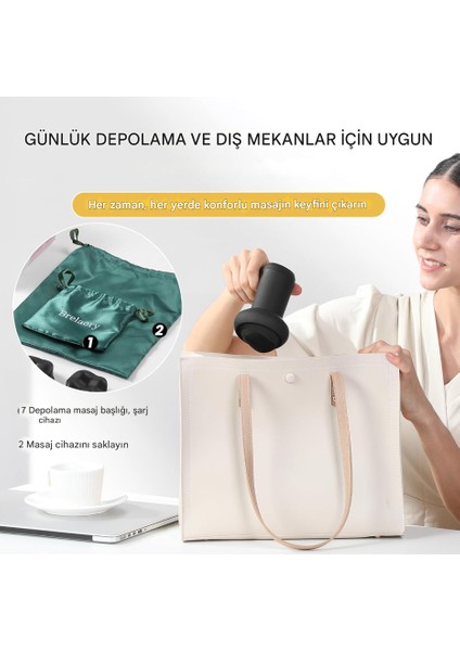 Taşınabilir Vücut Şekillendirme Makinesi Masaj Aleti 5 Başlık Hediye