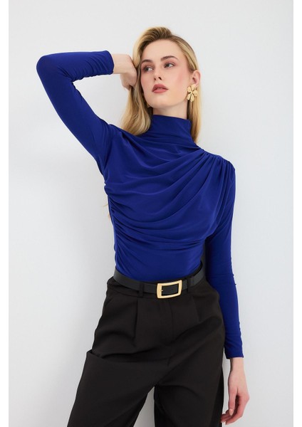 20059 Büzgü Detay Sandy Bluz Saks fiyatları