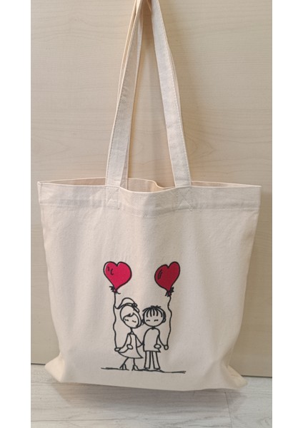 Nakış Işleme Gabardin Bez Çanta